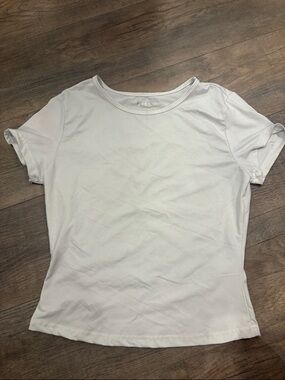 SHEIN White Short Sleeve Crewneck Tee